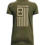 Women's Ua Freedom Flag T-shirt