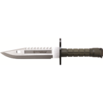 8 In Special Ops M-9 Bayonet Special Force Knife-green Polymer Scabbard